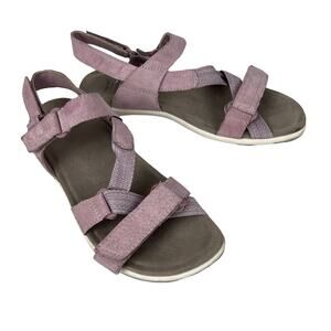 Earth Origins Sandals Women's Size 11 Mauve Savoy Sade Leather